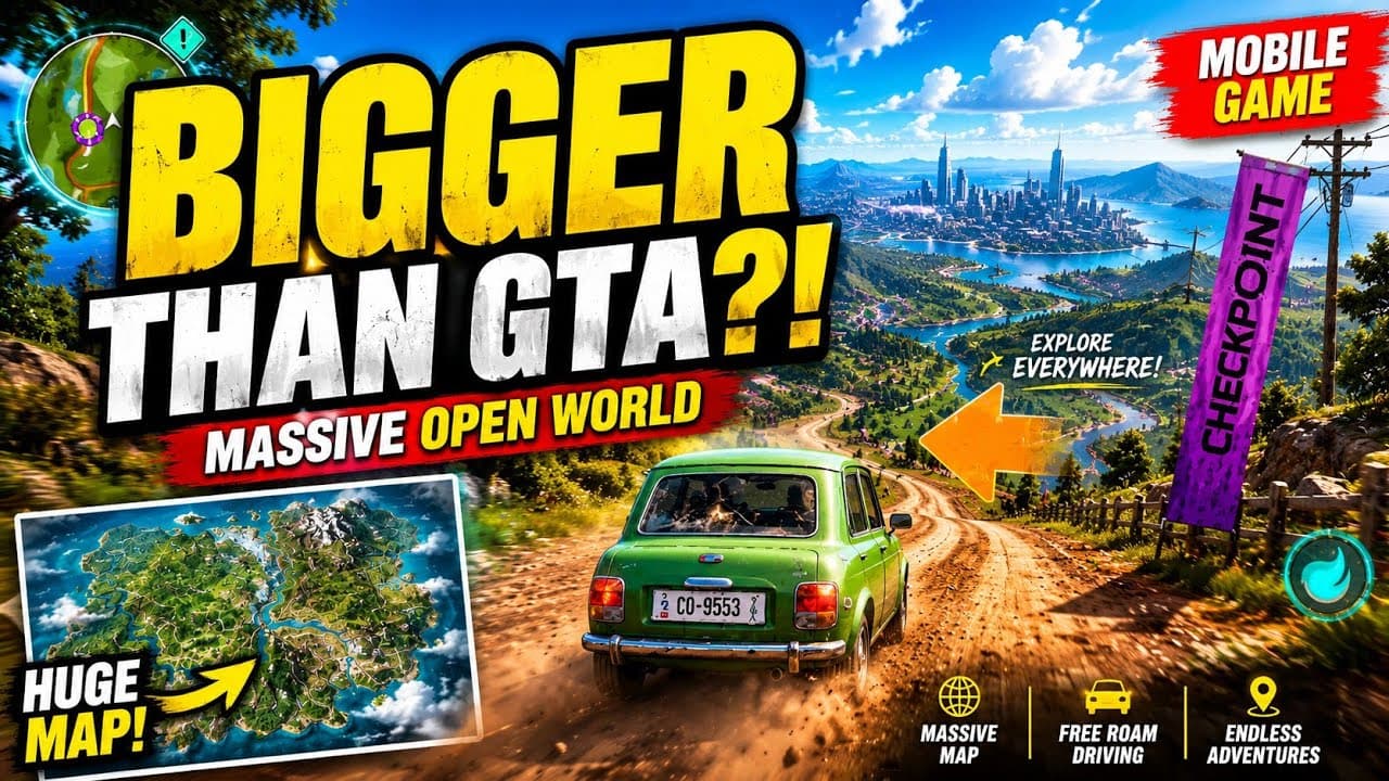 This Mobile Game Has a BIGGER Open World Than GTA!
