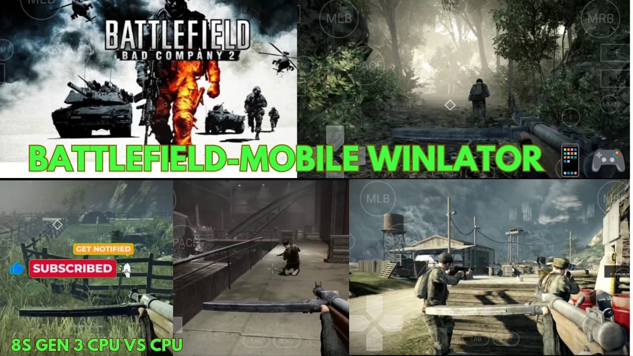 Battlefield Bad Company 2 PC Gameplay on Mobile โ Winlator Emulator Guide